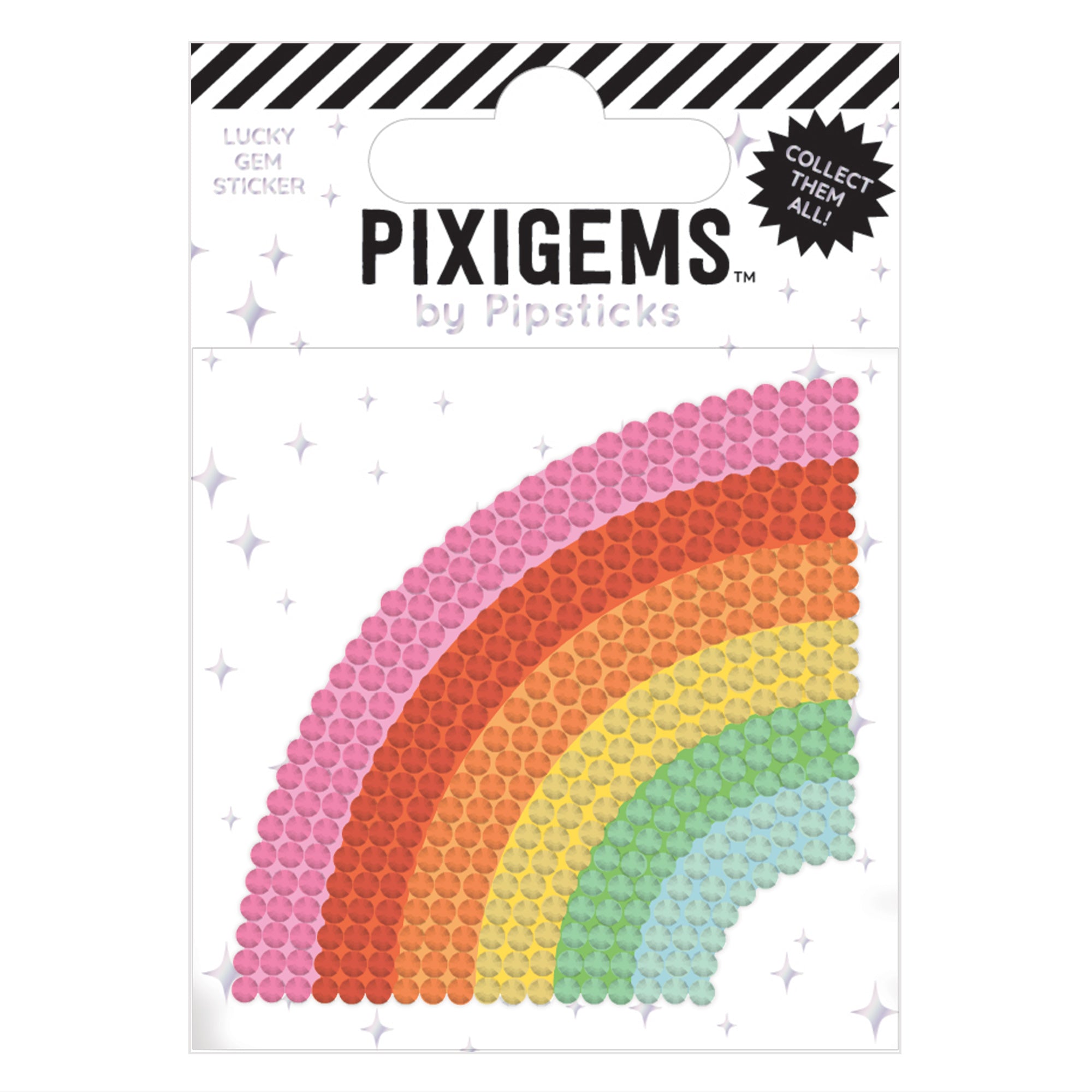 Pipsticks Pixigem Sticker // Riley Rainbow