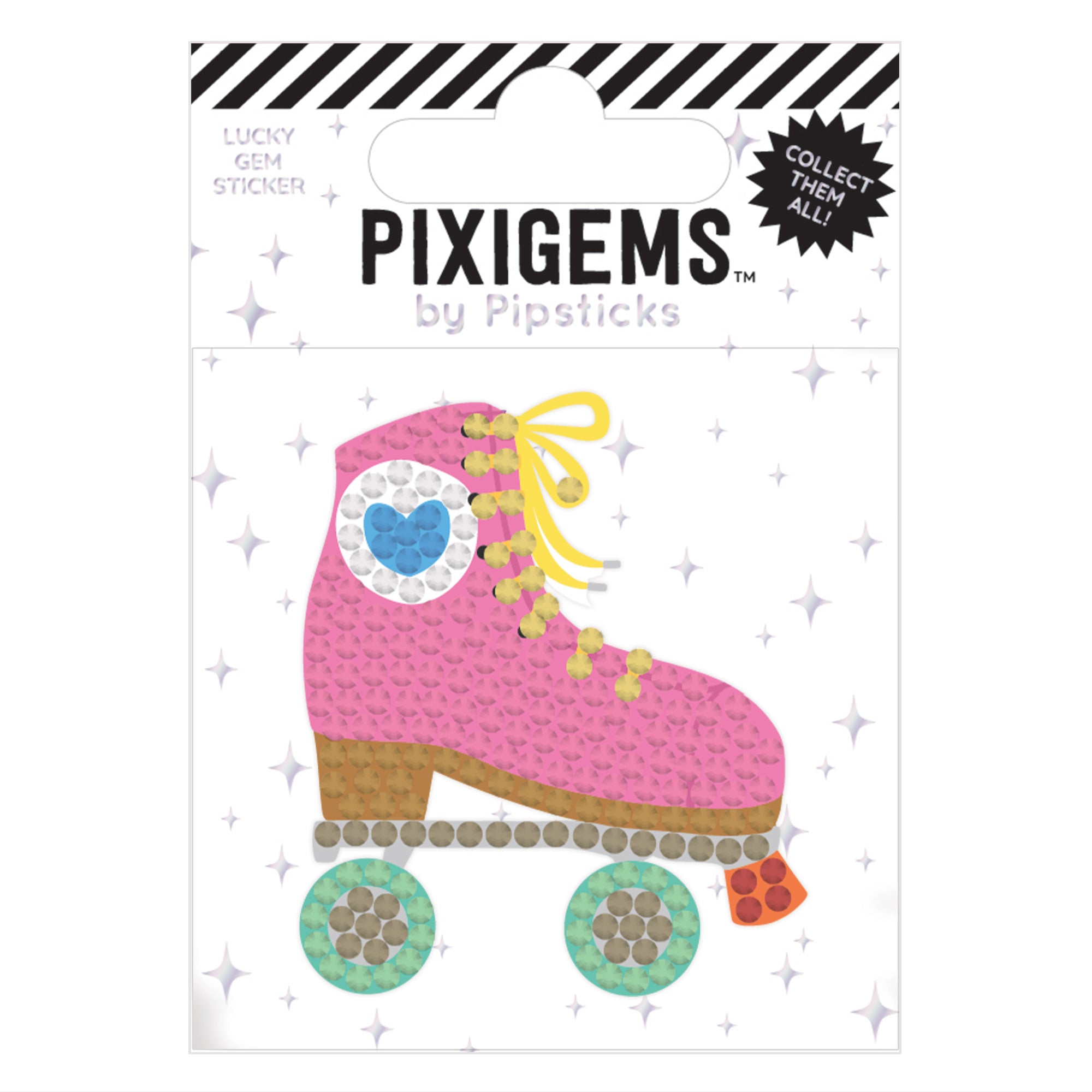 Pipsticks Pixigem Sticker // Summer Skate
