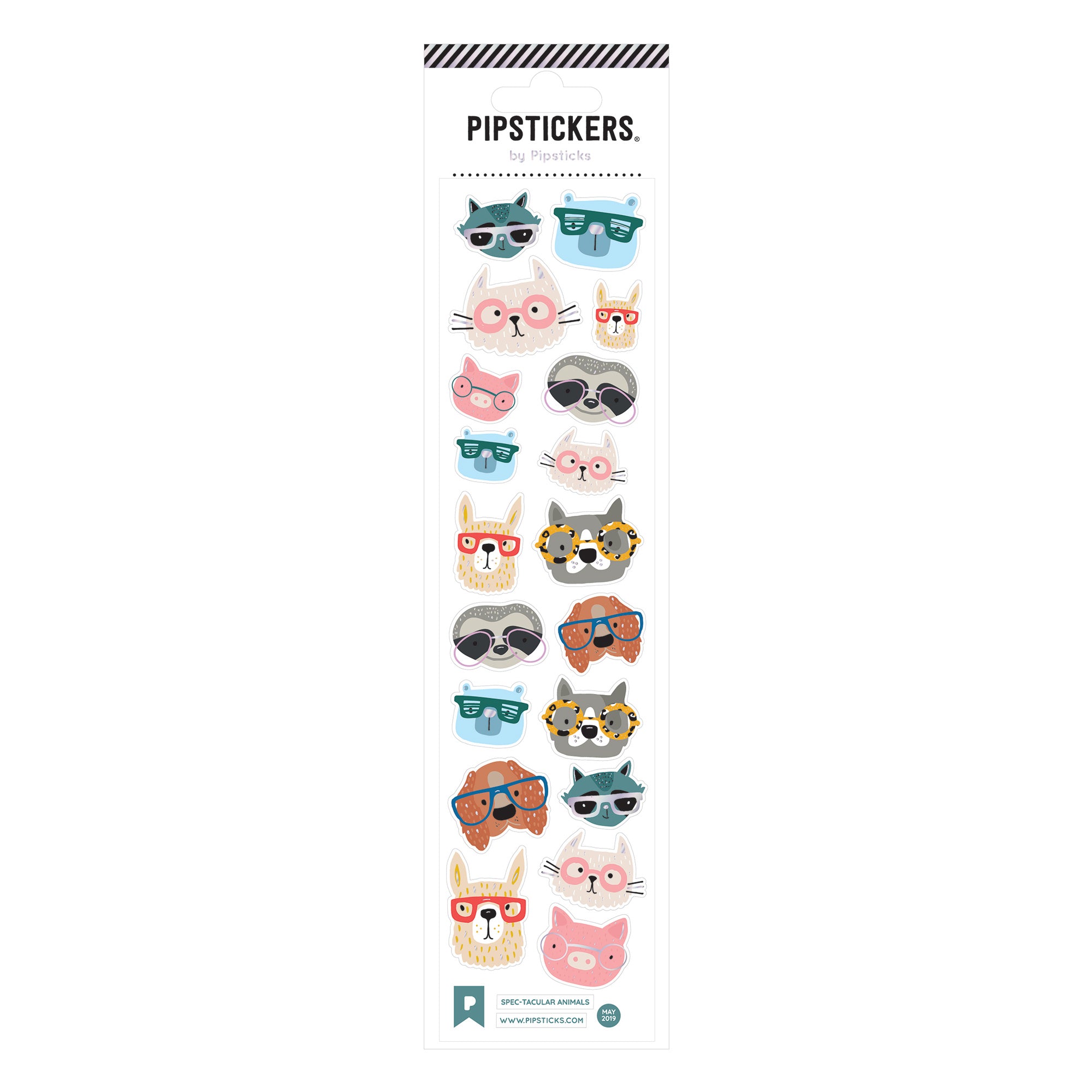 Pipsticks Sticker // Spec-tacular Animals