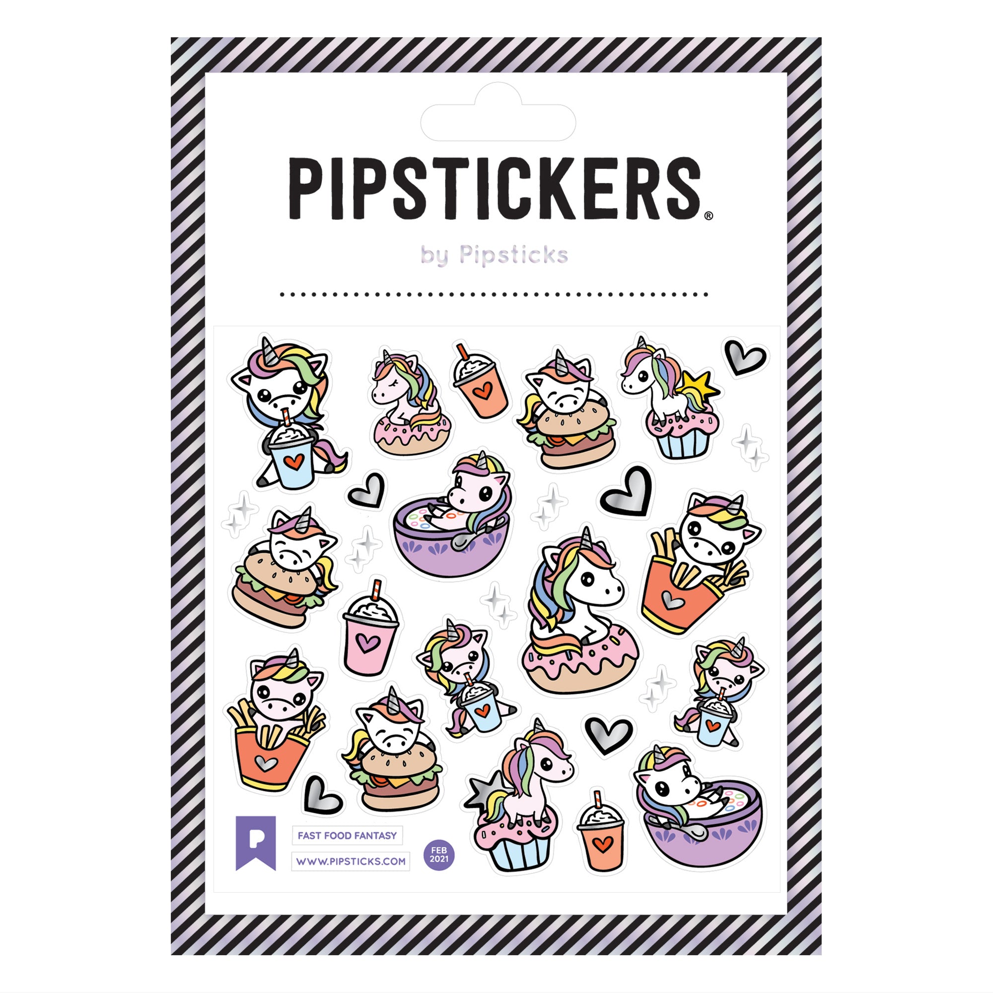 Pipsticks Sticker // Fast Food Fantasy