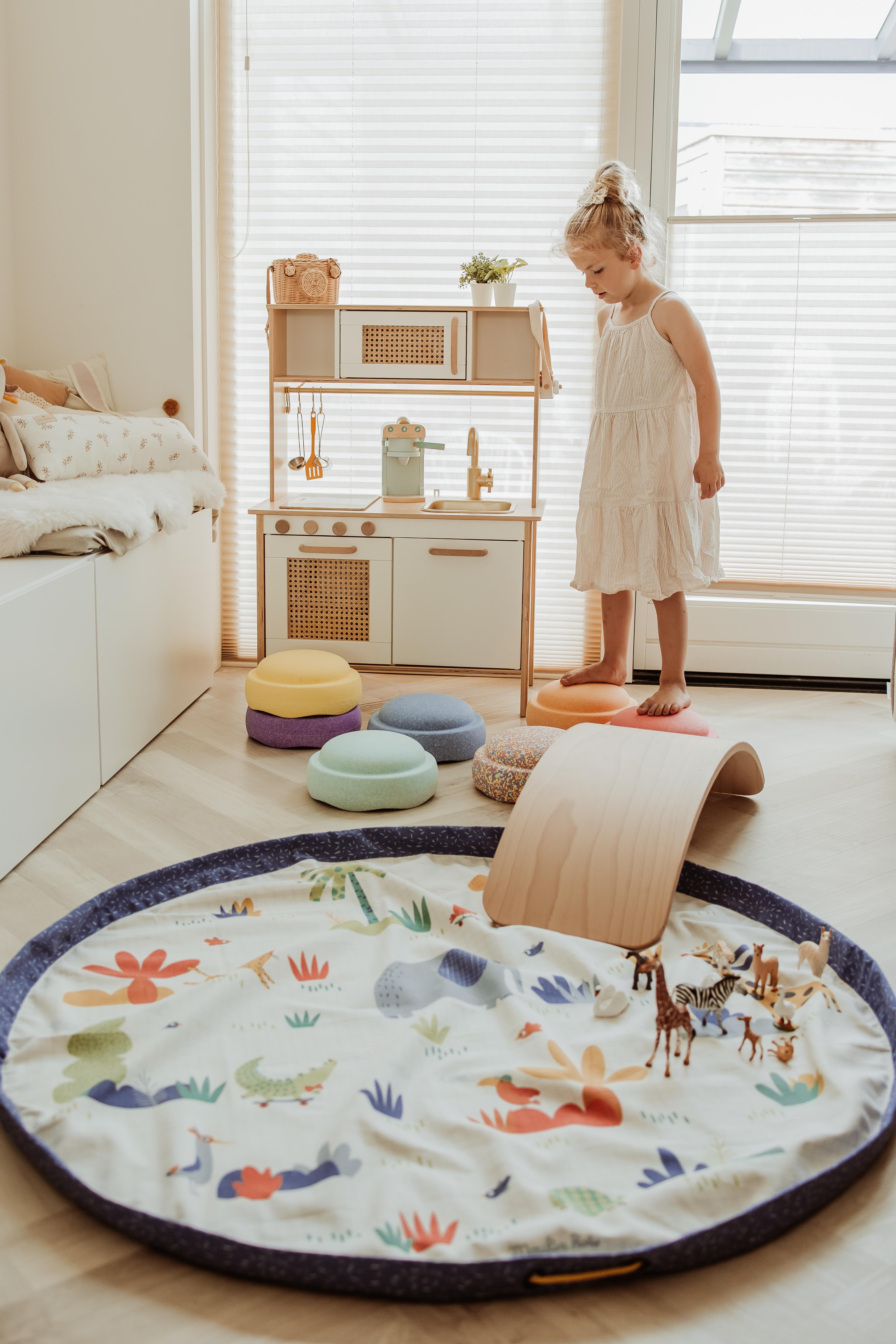 Play and Go Oyuncak Çantası & Oyun Halısı Moulin Roty //  Toupities