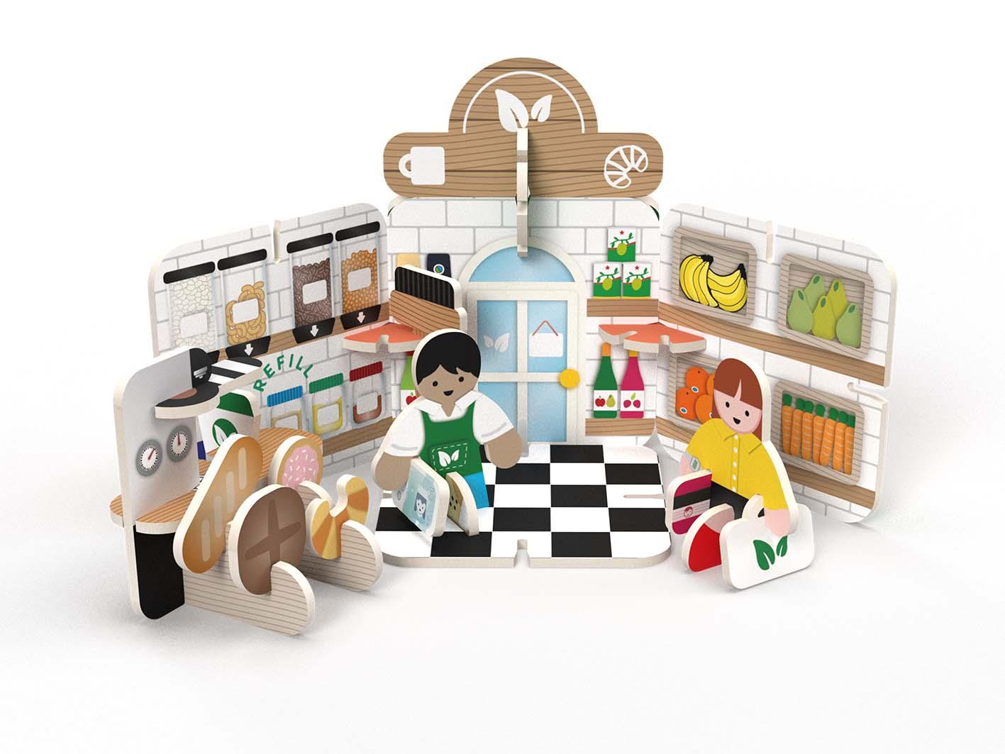 Playpress - Story Playset - Mini Refill Caf&eacute;