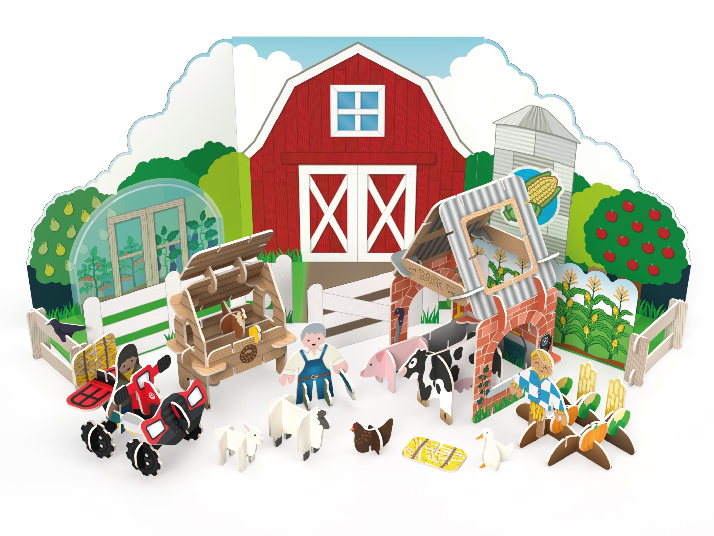 Playpress - Story Playset - Farmyard