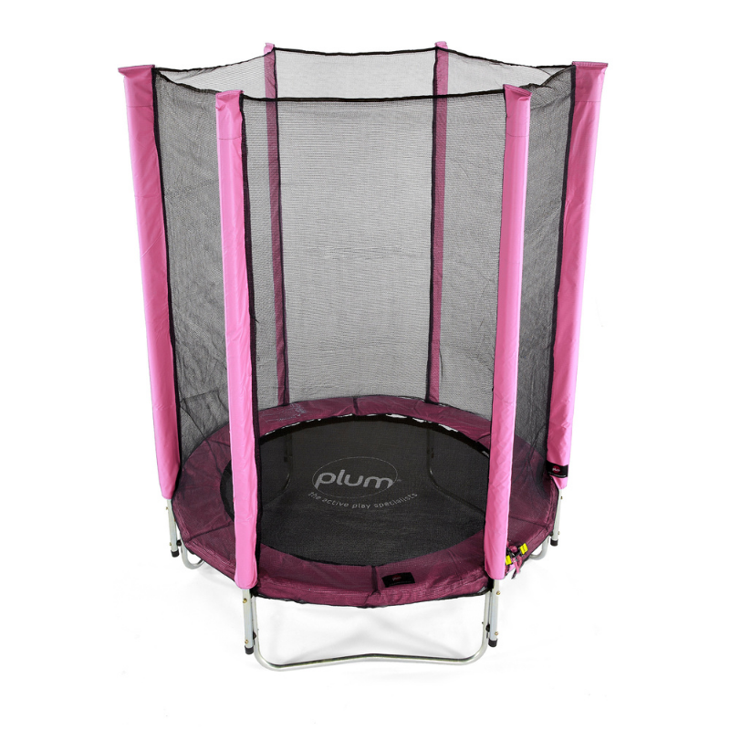 Plum File Korumalı Trambolin (122 cm) // Pembe