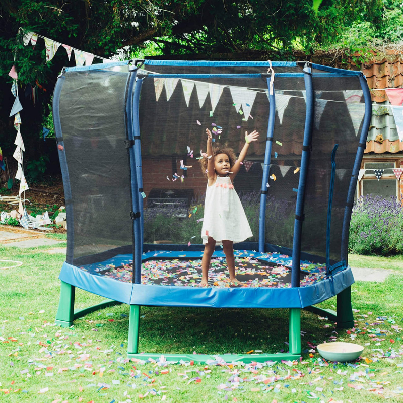 Plum File Korumalı Trambolin (152 cm) // Mavi