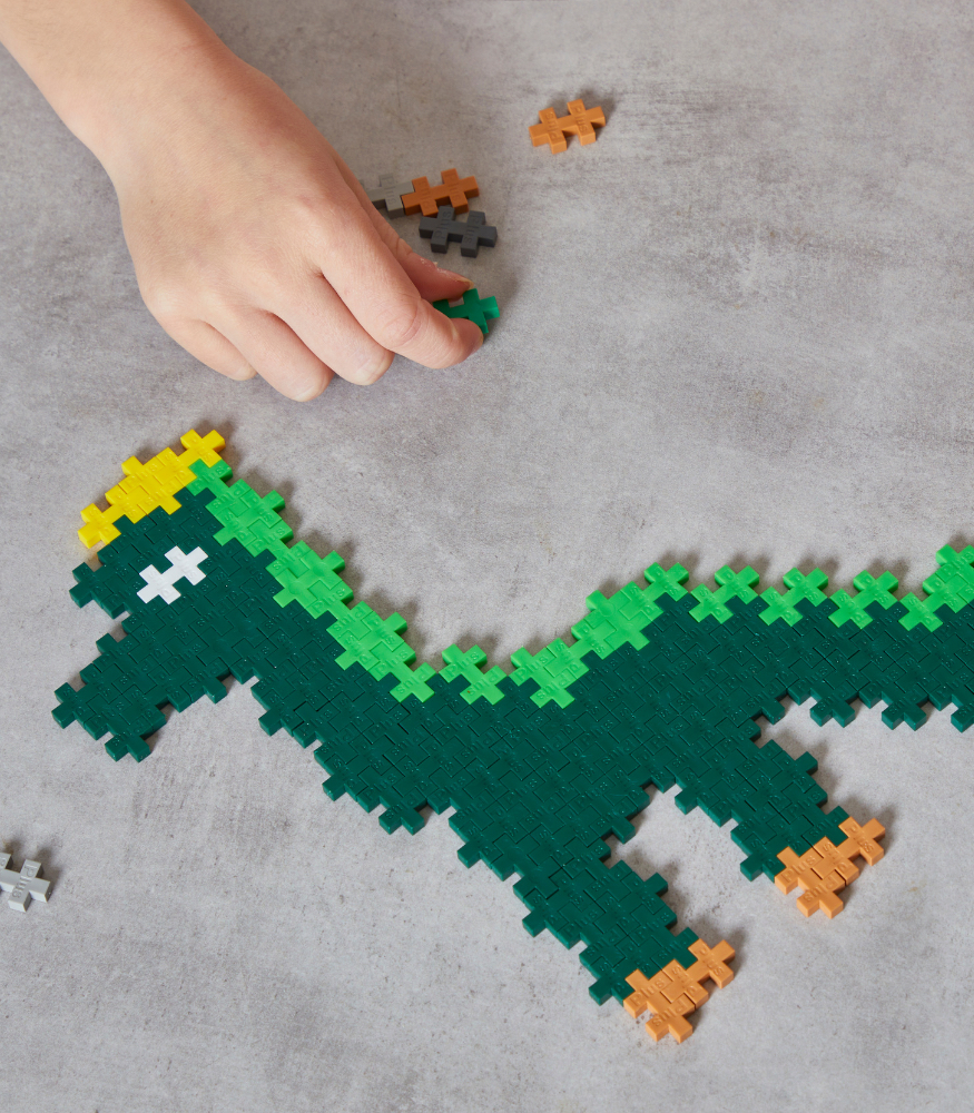 Plus-Plus Learn to Build Yaratıcı Blok // Dinosaurs (600 Parça)