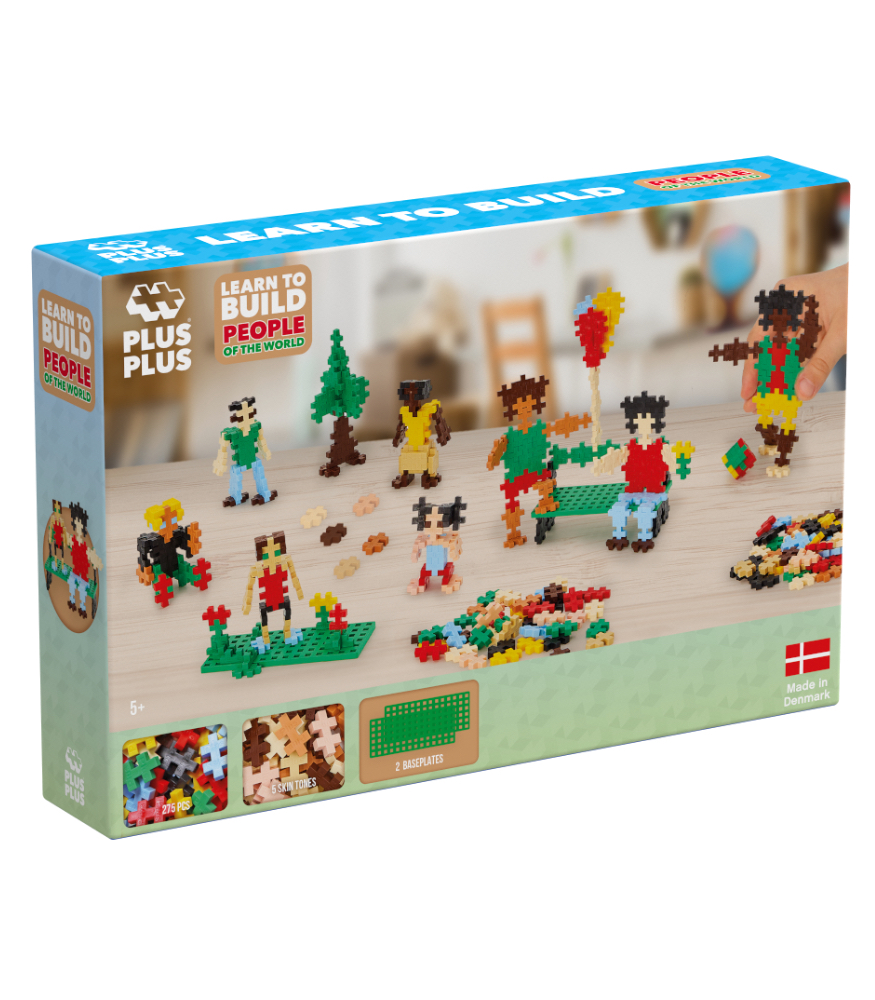 Plus-Plus Learn to Build Yaratıcı Blok // People of the World (275 Par&ccedil;a)