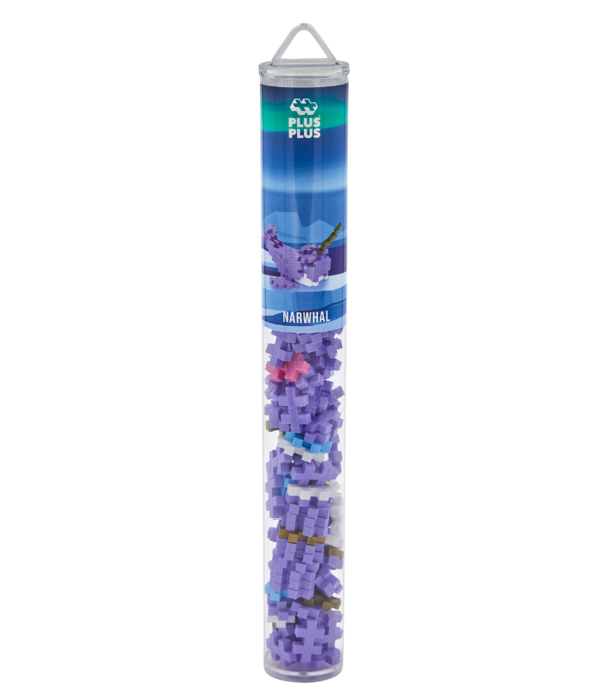 Plus-Plus Yaratıcı Blok T&uuml;p // Narwhale (100 Par&ccedil;a)