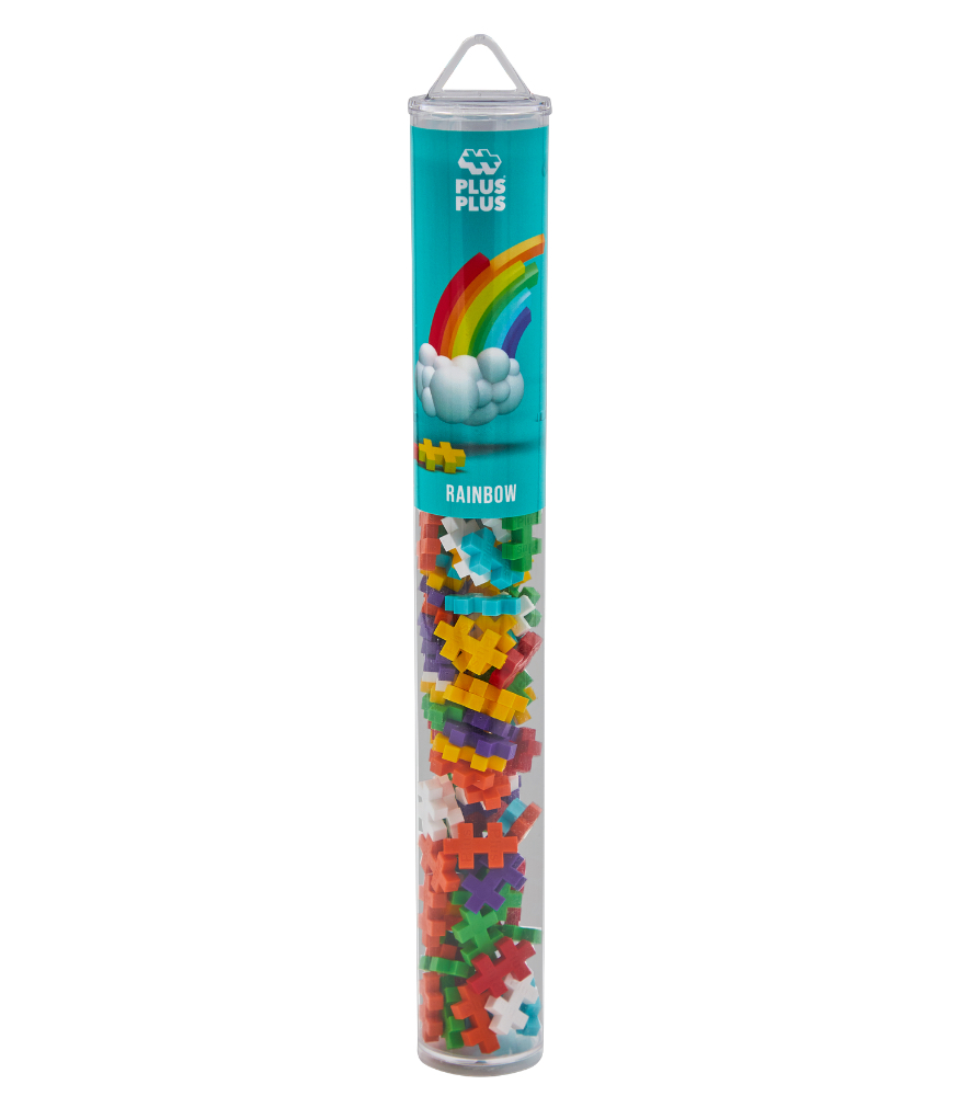Plus-Plus Yaratıcı Blok T&uuml;p // Rainbow Mix (100 Par&ccedil;a)