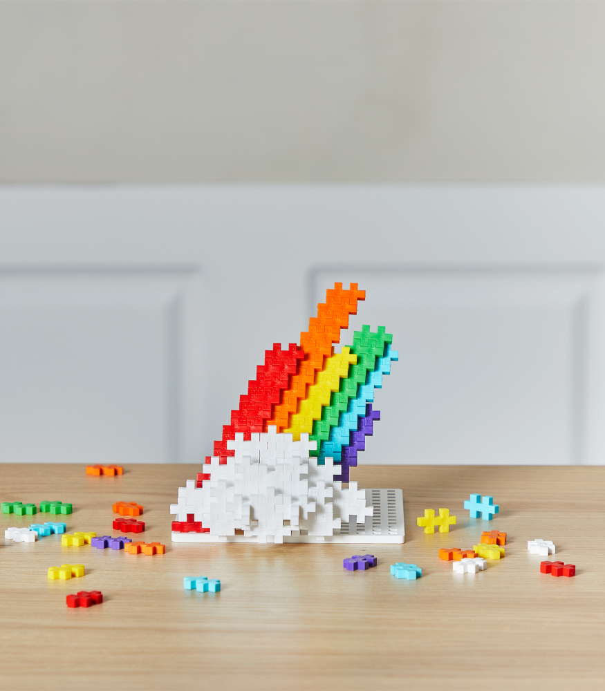 Plus-Plus Yaratıcı Blok T&uuml;p // Rainbow Mix (100 Par&ccedil;a)