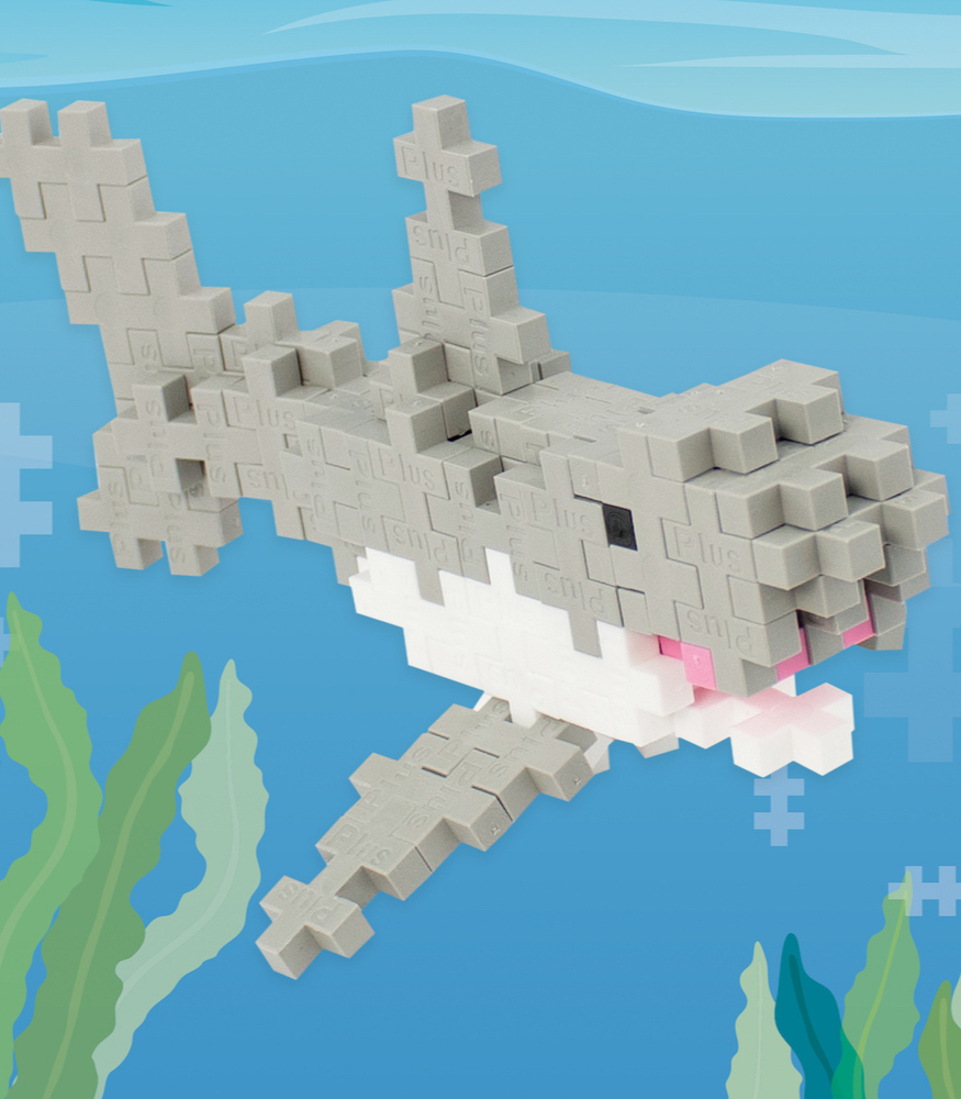 Plus-Plus Yaratıcı Blok T&uuml;p // Shark (100 Par&ccedil;a)