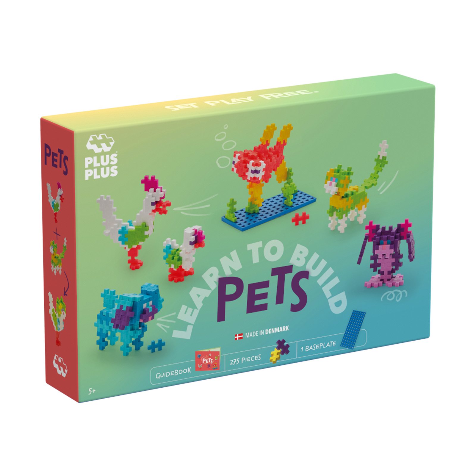 Plus-Plus Learn to Build Yaratıcı Blok // Pets (275 Parça)