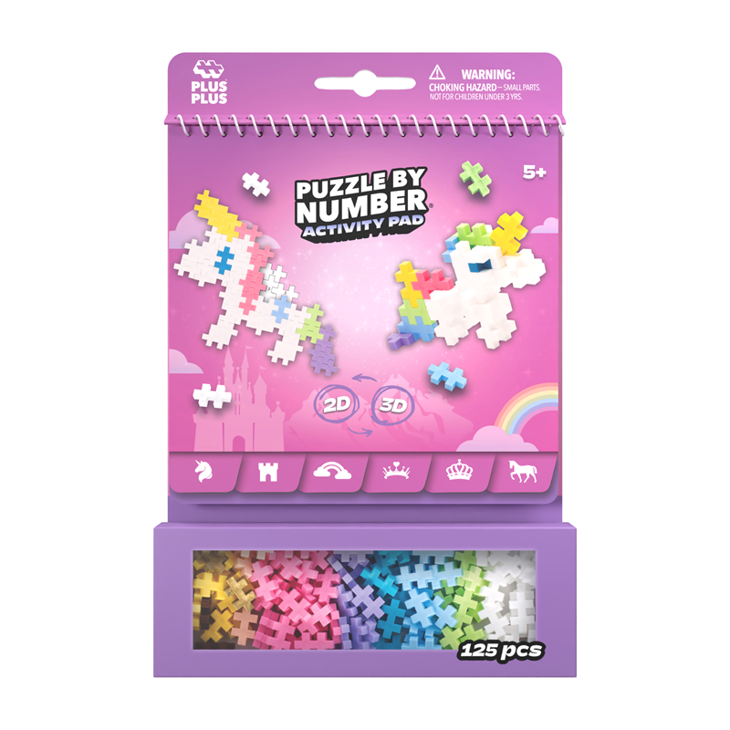 Plus-Plus Puzzle by Number Yaratıcı Blok // Fairy Tale (125 Par&ccedil;a)