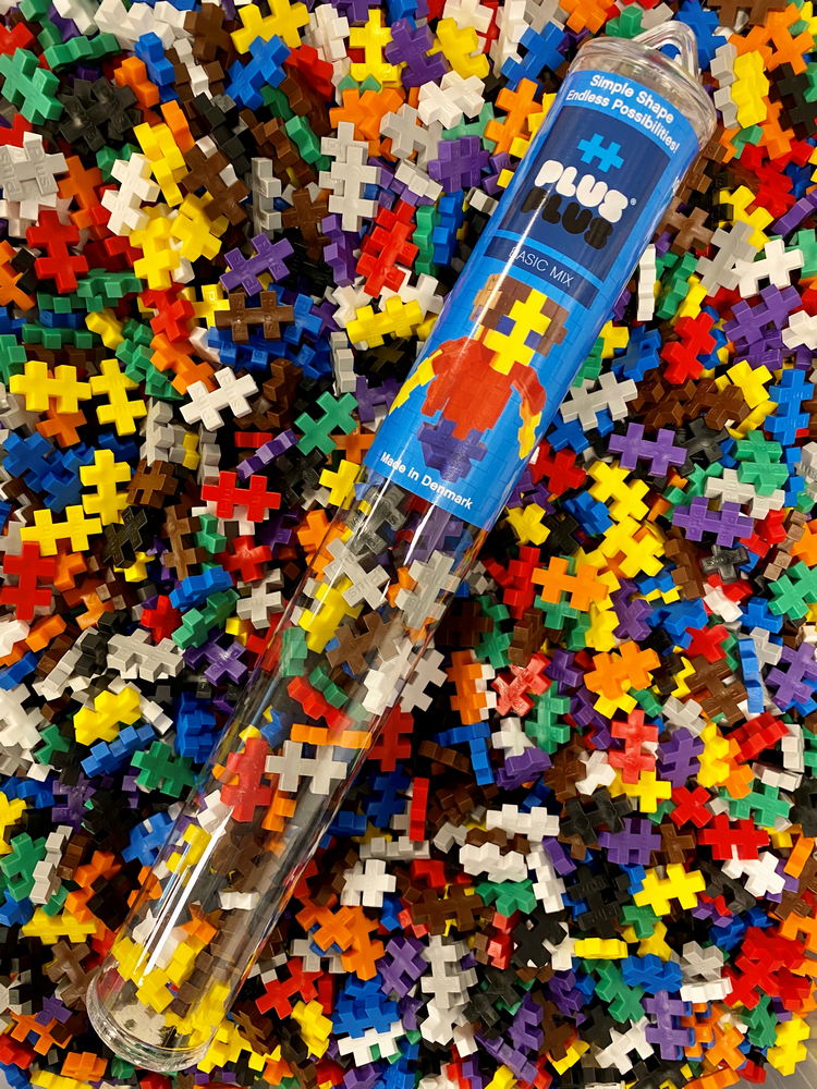 Plus-Plus Yaratıcı Blok Tüp // Basic Mix (100 Parça)