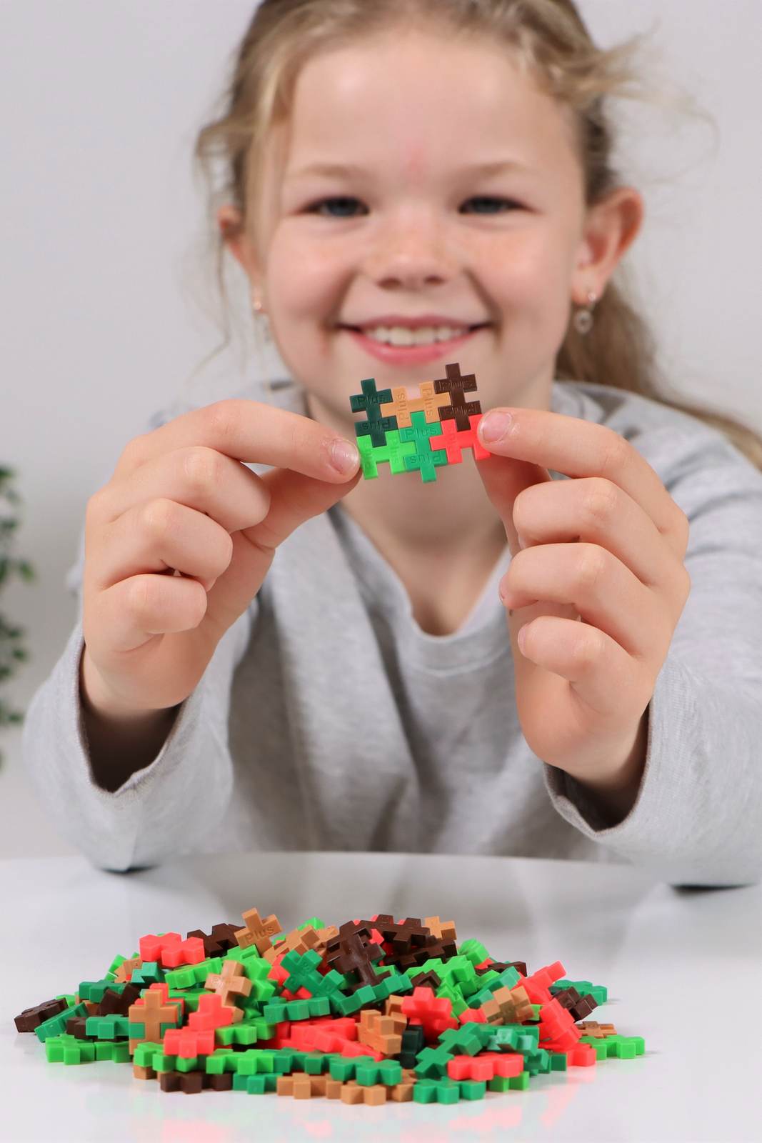 Plus-Plus Yaratıcı Blok Tüp // Jungle Mix (100 Parça)