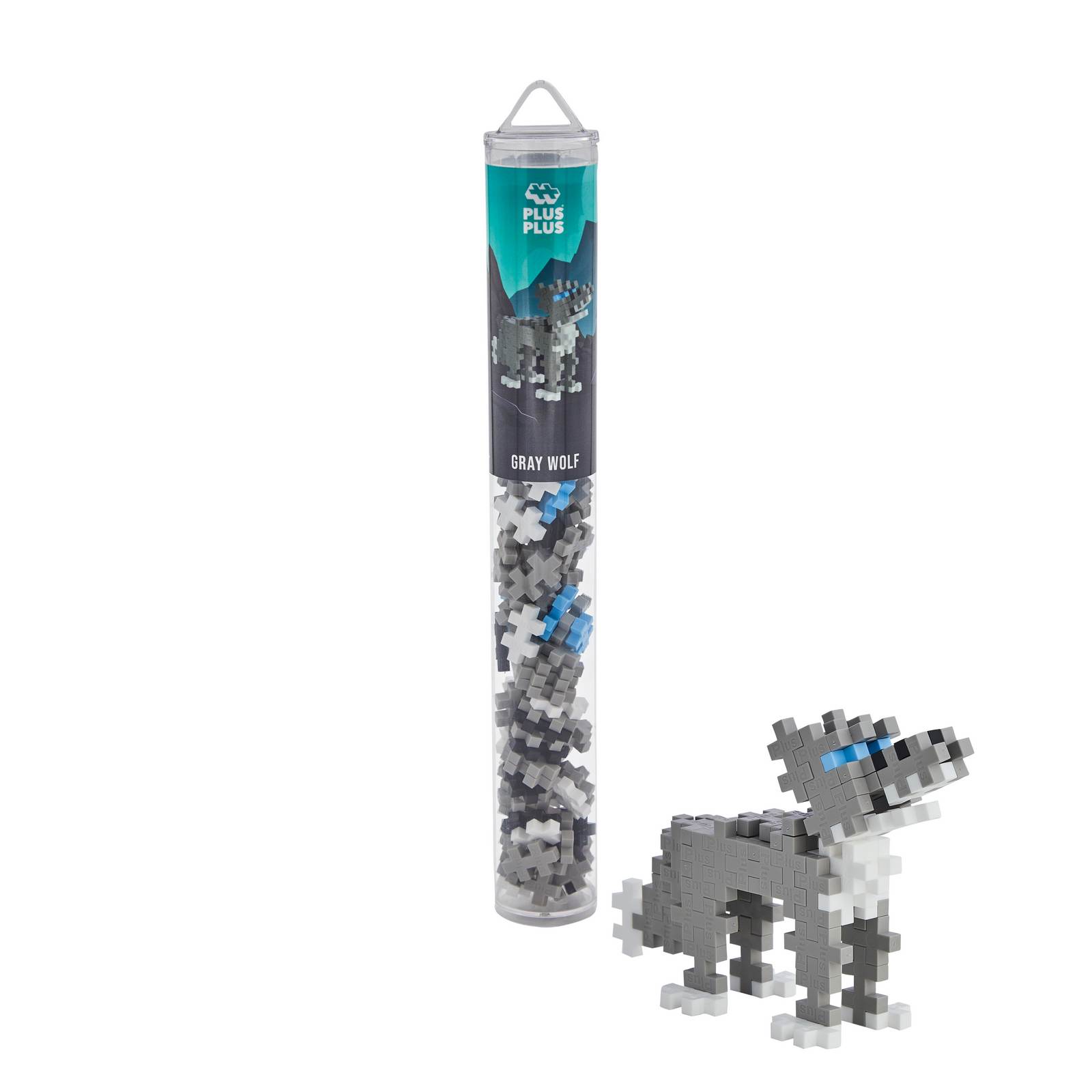 Plus-Plus Yaratıcı Blok Tüp // Wolf (100 Parça)