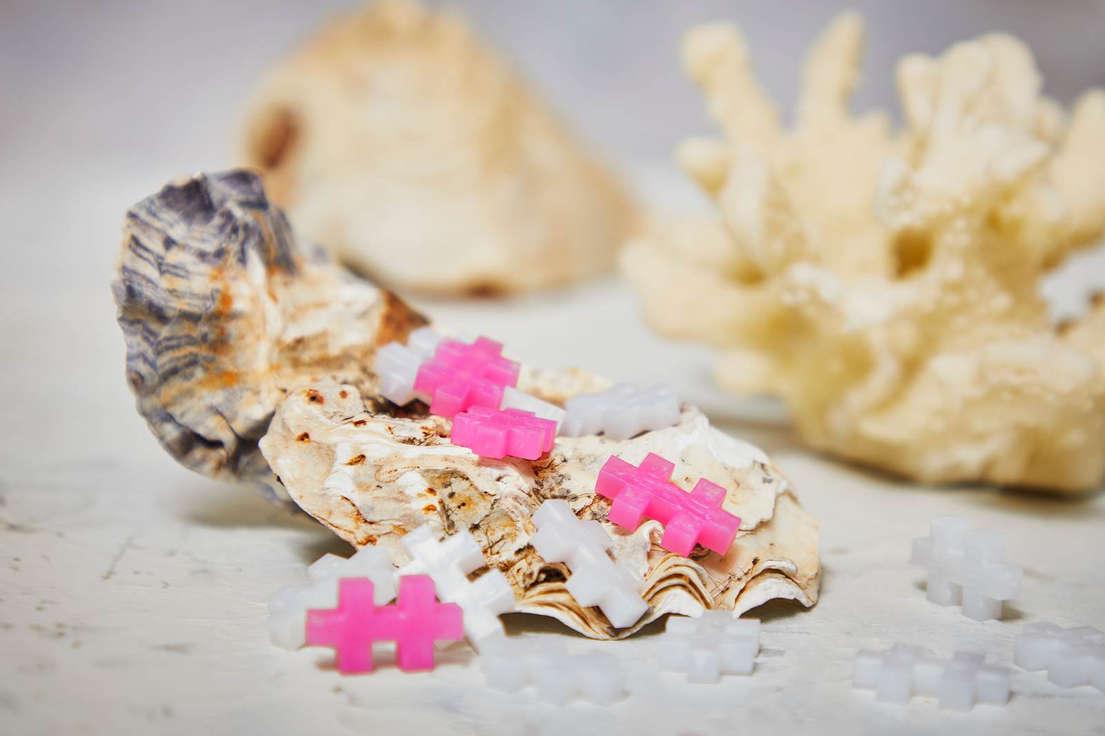 Plus-Plus Yaratıcı Blok Tüp // Pearl (100 Parça)