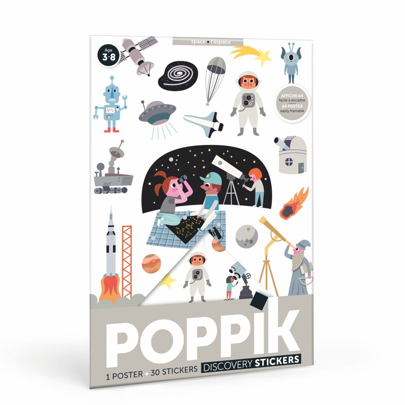 Poppik Mini Sticker Poster // Space
