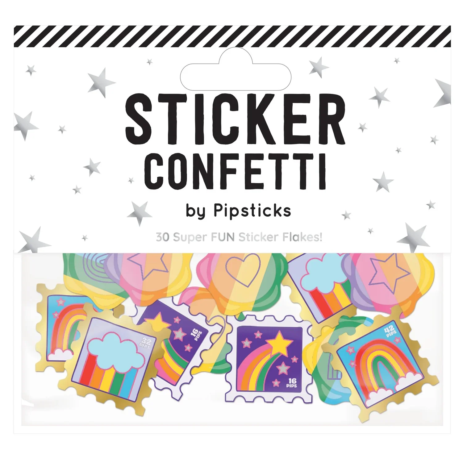 Pipsticks Confetti Sticker // Sealed