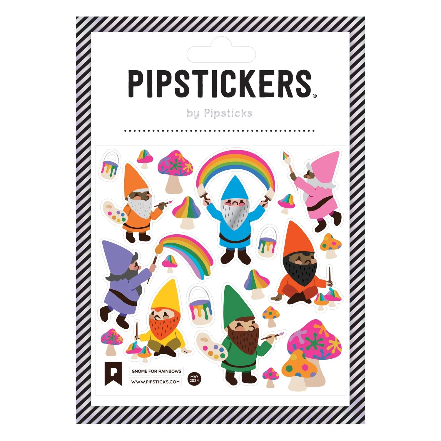 Pipsticks Sticker // Gnome For Rainbows