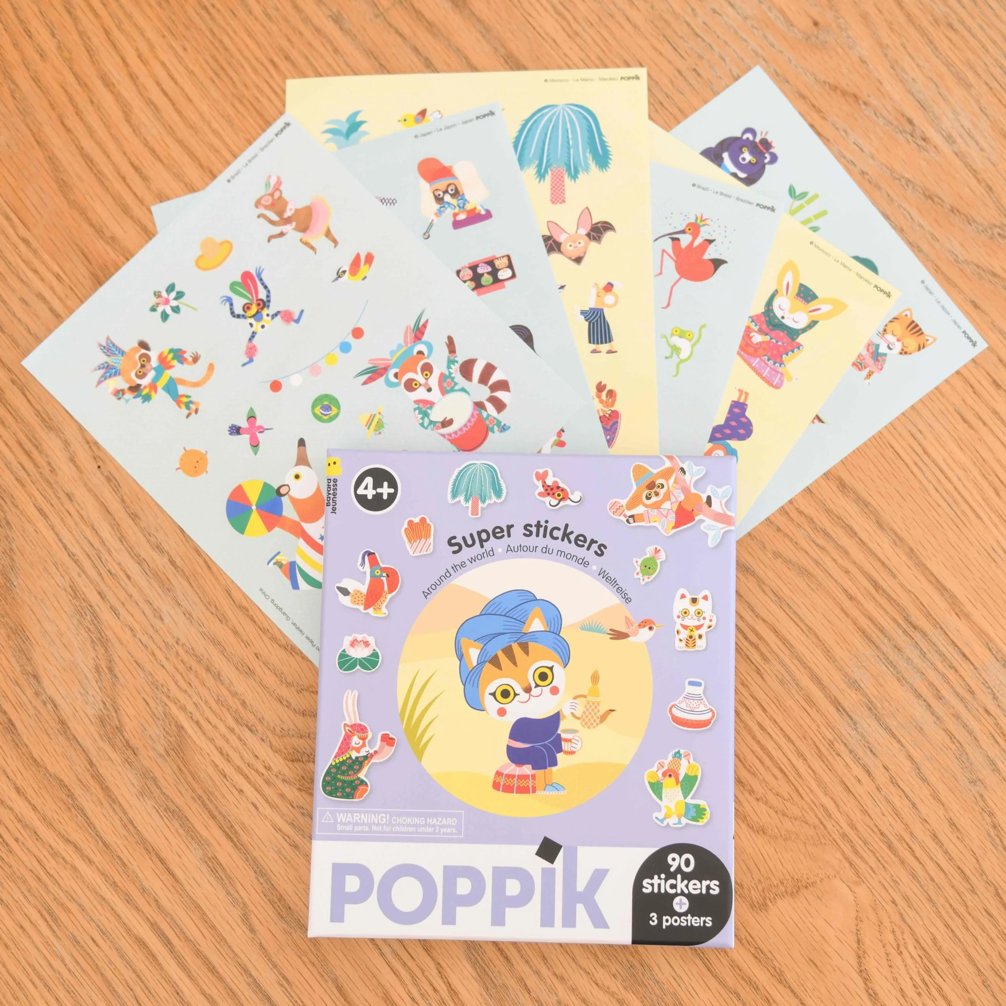 Poppik Super Stickers // Around the World