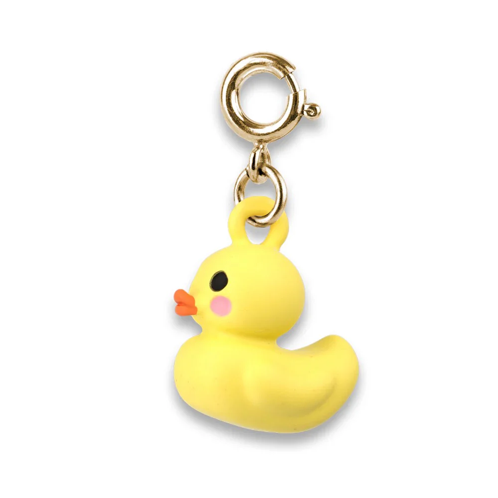 Charm It! Kolye & Bileklik Charm // Gold Rubber Ducky Charm