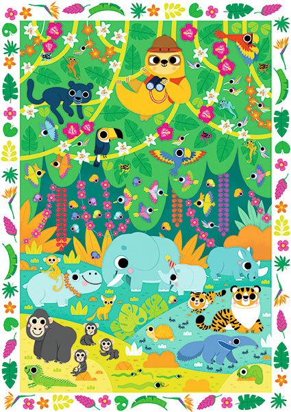 POPPIK Creative Sticker Poster // Jungle
