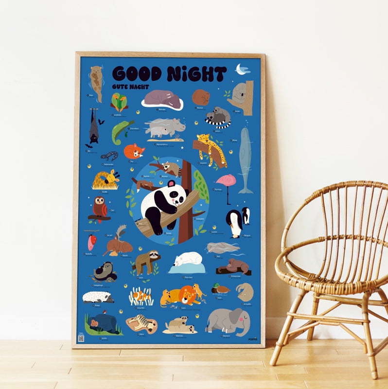 Poppik Discovery Sticker Poster // Good Night