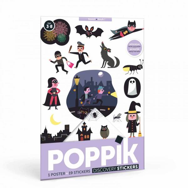 Poppik Mini Sticker Poster // Bouh