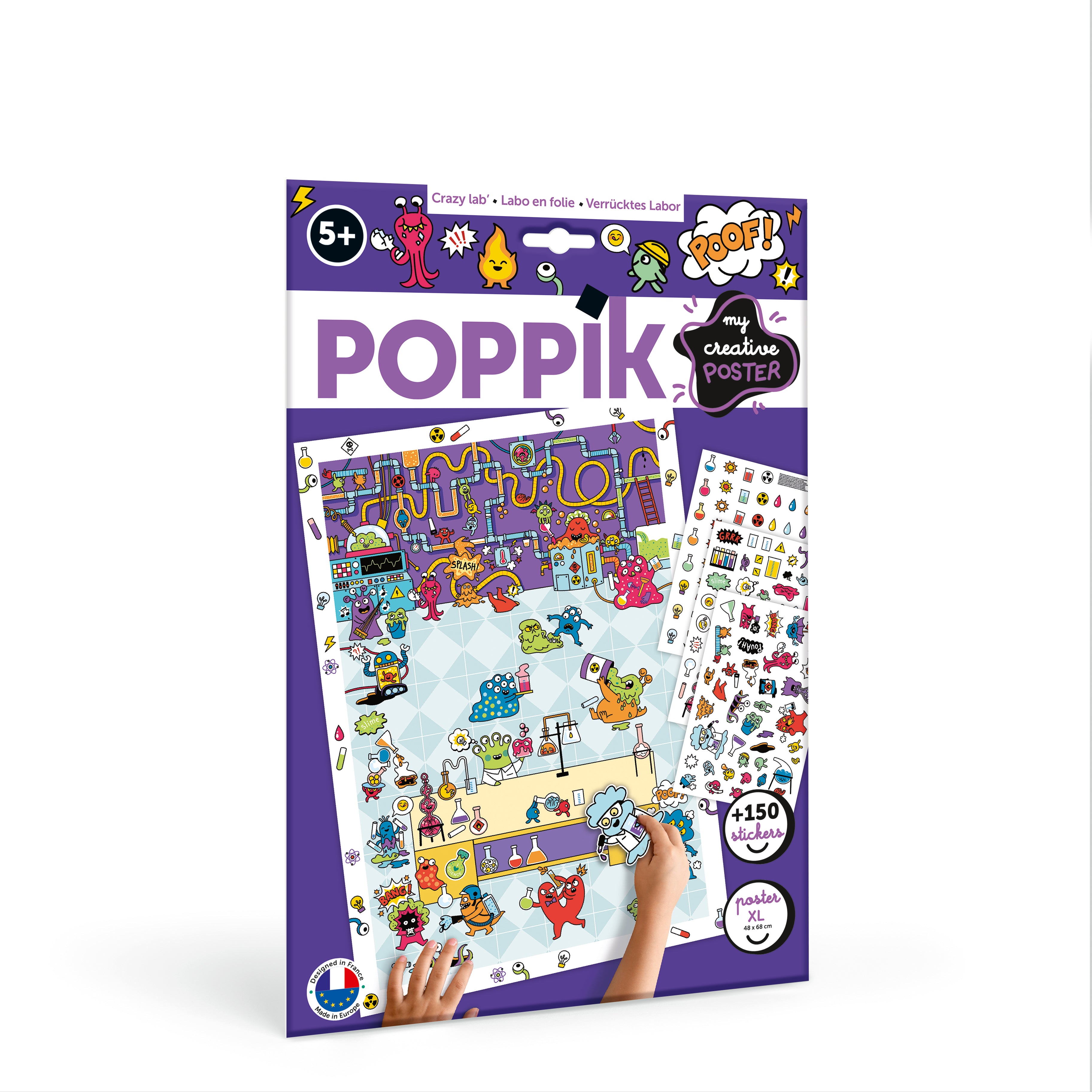 POPPIK Creative Sticker Poster // Crazy Lab