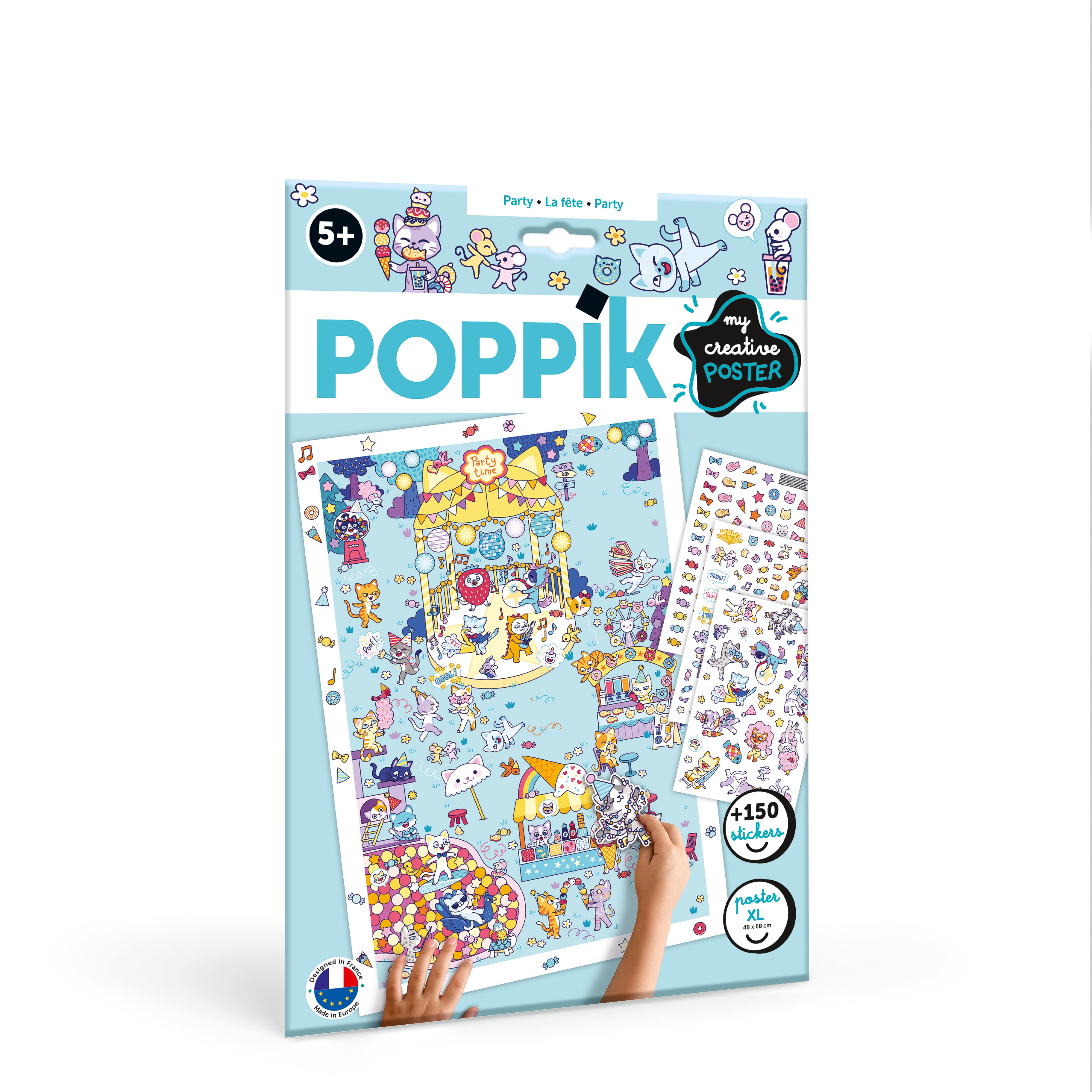 POPPIK Creative Sticker Poster // Party