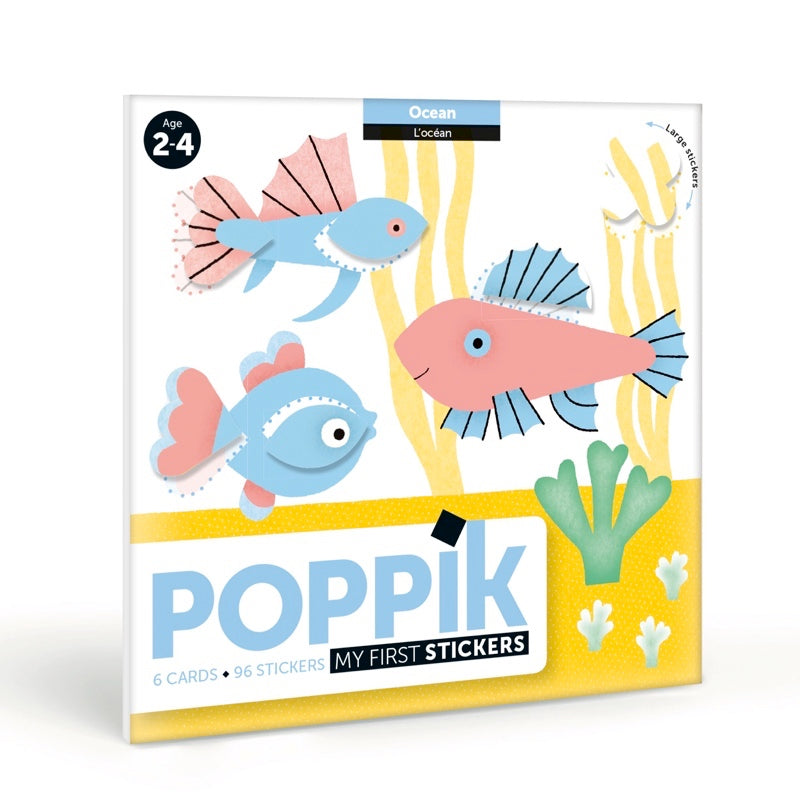 Poppik My First Reusable Sticker Set // Ocean