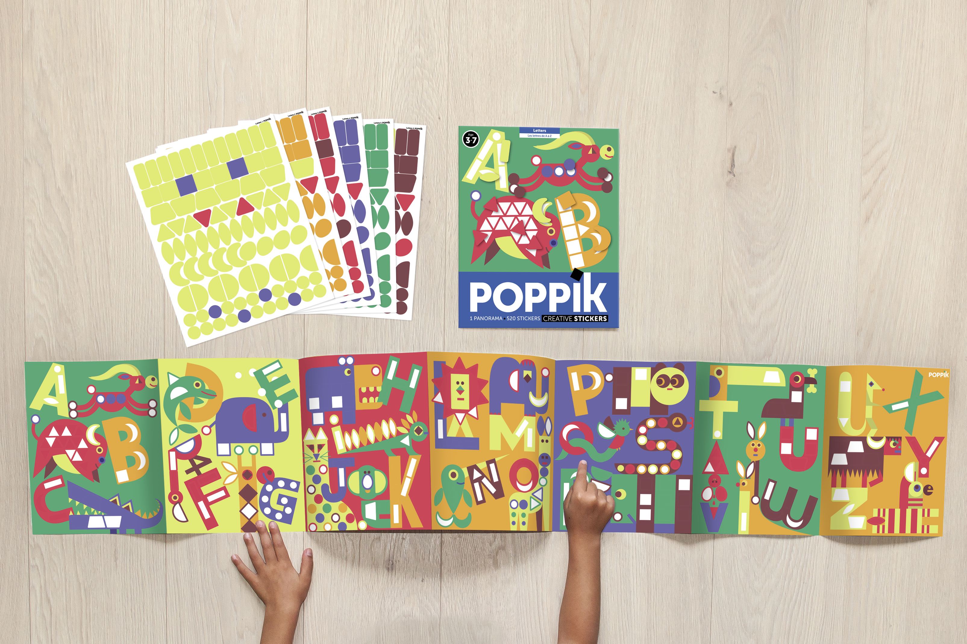 Poppik Panorama Sticker Poster // ABC