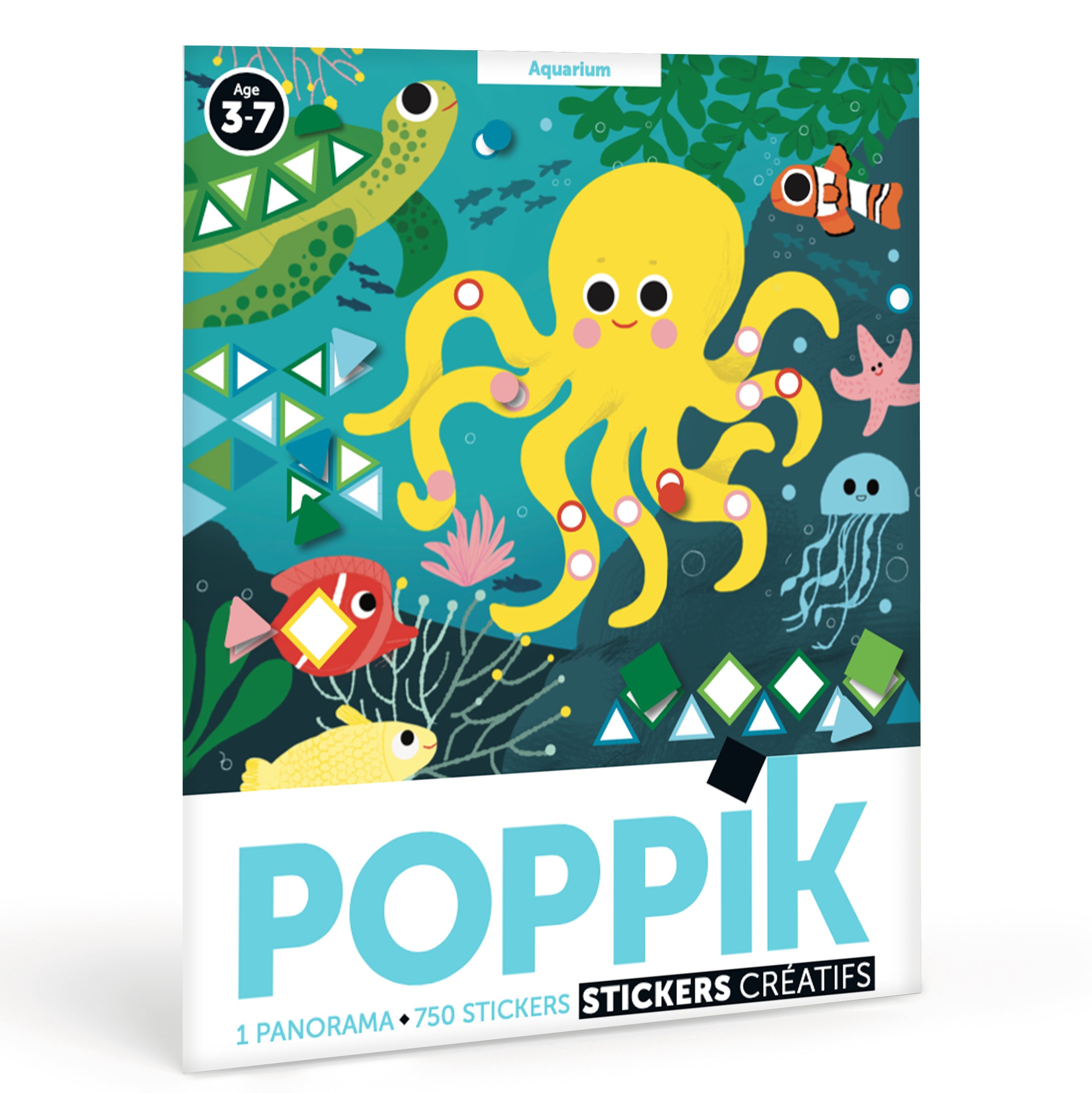 Poppik Panorama Sticker Poster // Aquarium