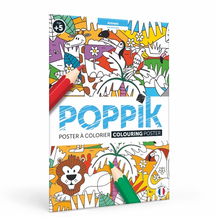Poppik Colouring Poster // Animals