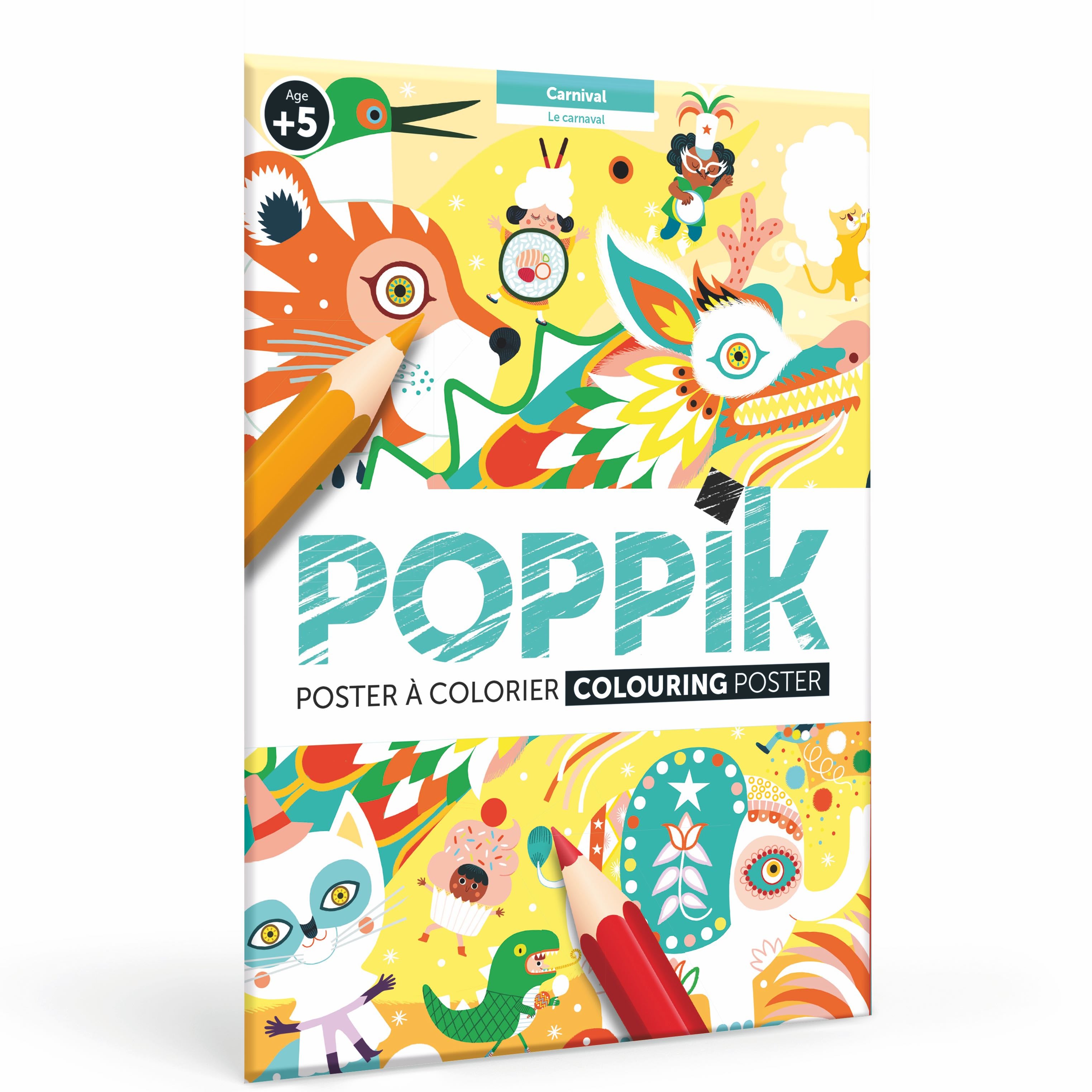Poppik Colouring Poster // Carnaval