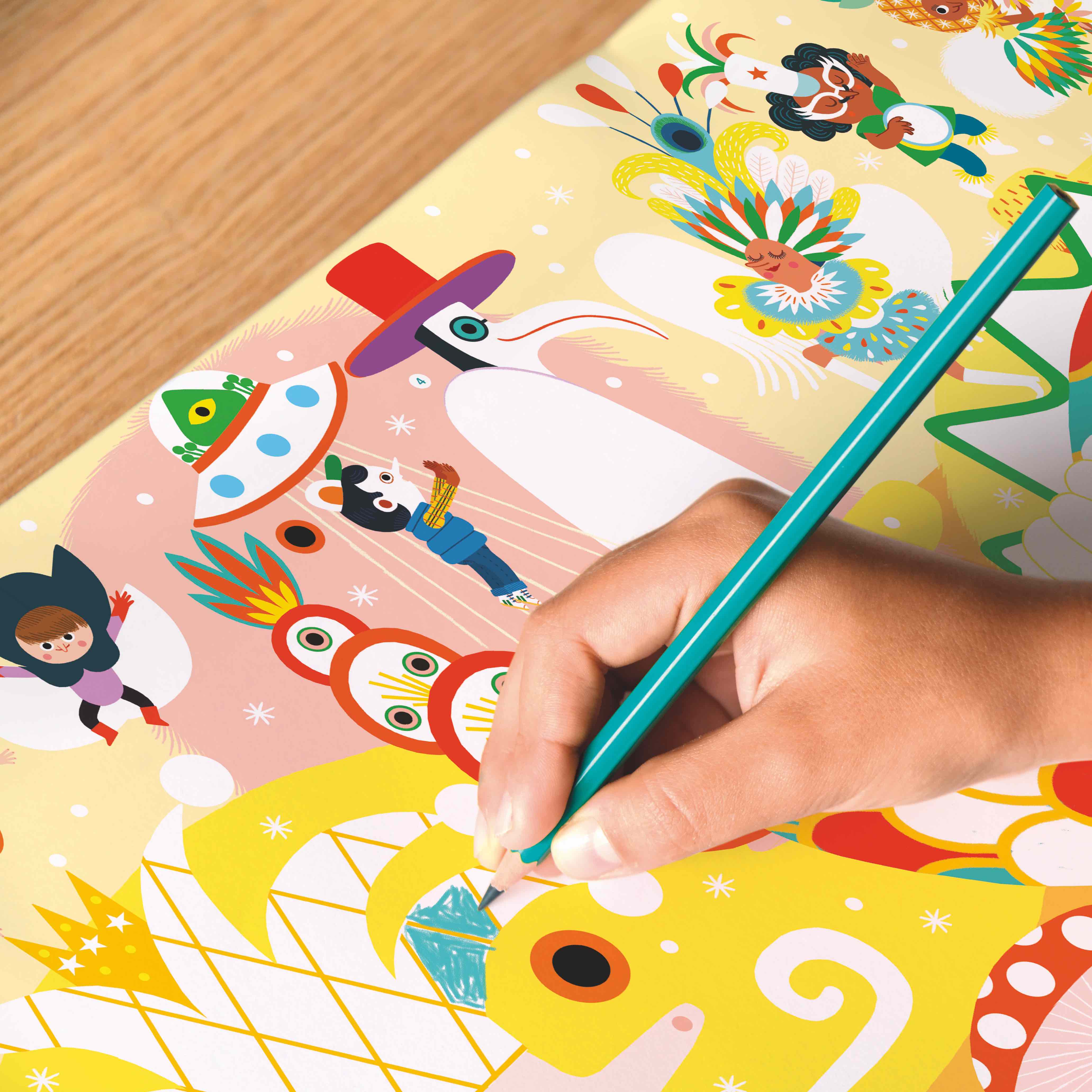 Poppik Colouring Poster // Carnaval