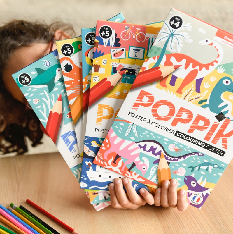 Poppik Colouring Poster // Animals