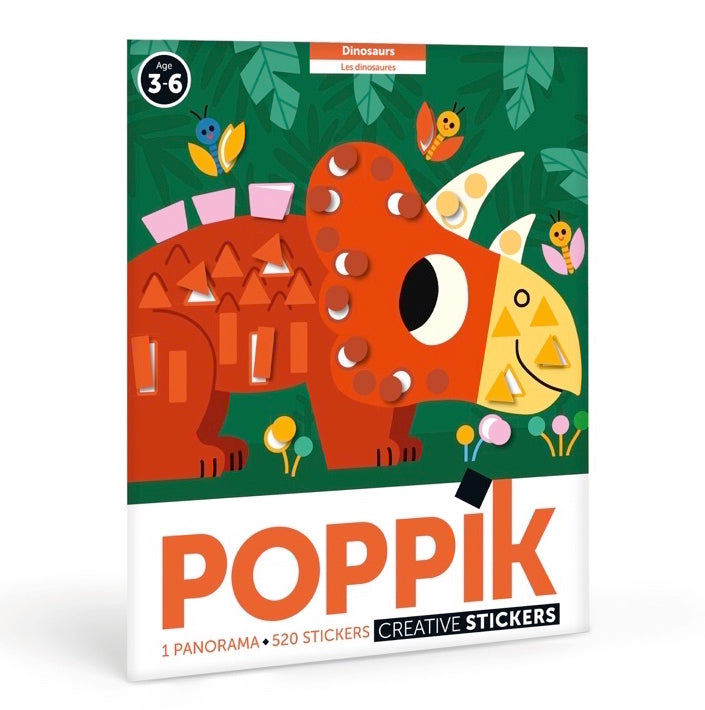 Poppik Panorama Sticker Poster // Dinosaurs