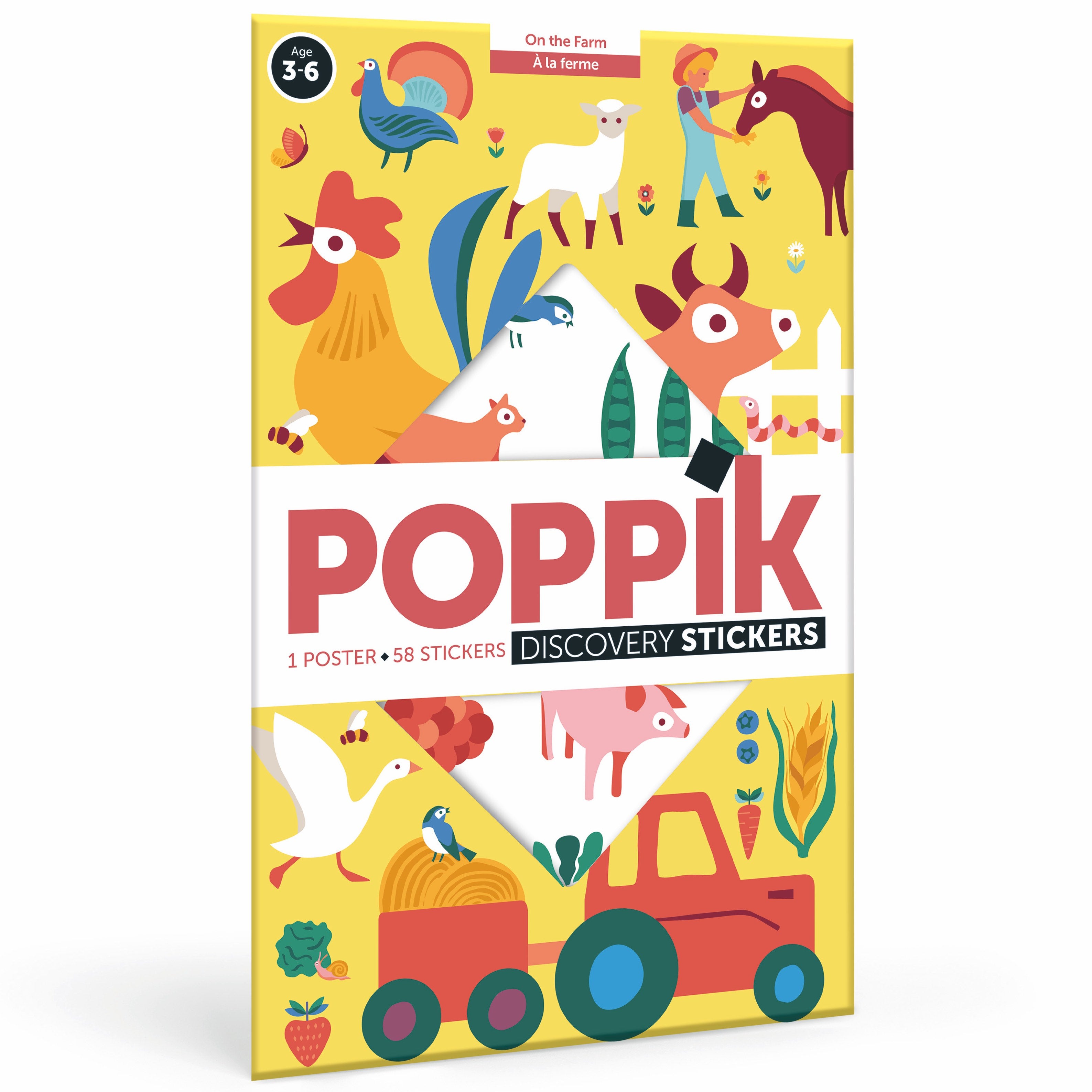 Poppik Discovery Sticker Poster // Farm