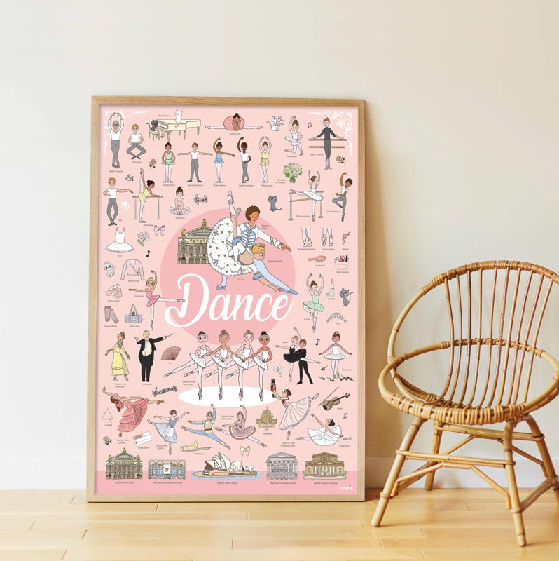 Poppik Discovery Sticker Poster // Dance