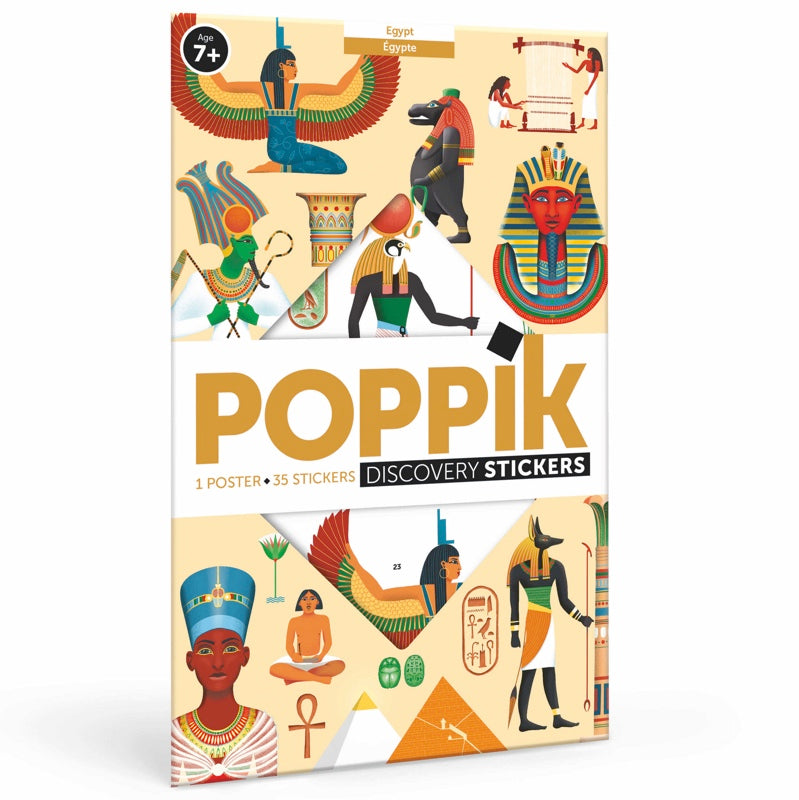 Poppik Discovery Sticker Poster // Egypte