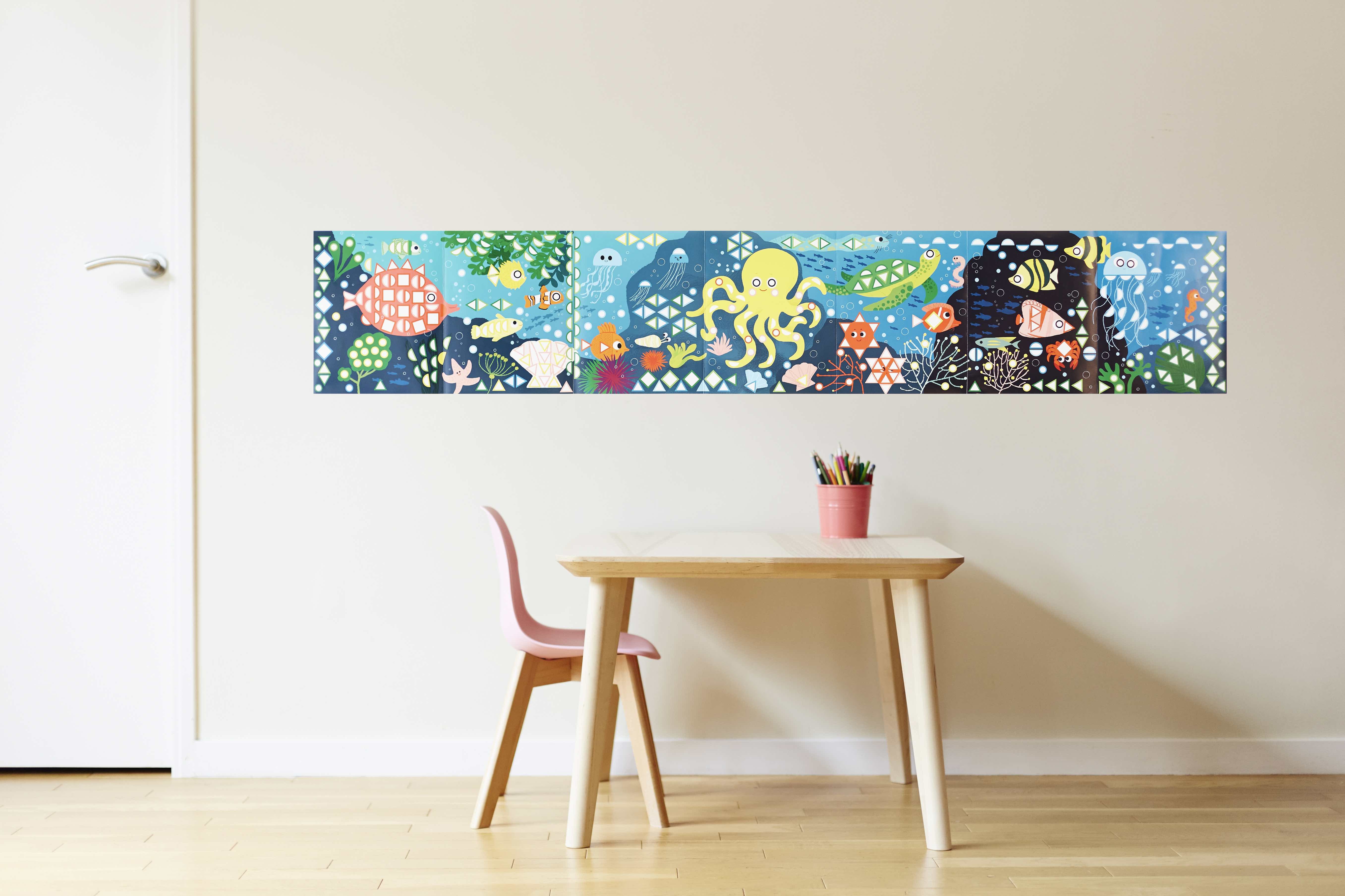 Poppik Panorama Sticker Poster // Aquarium