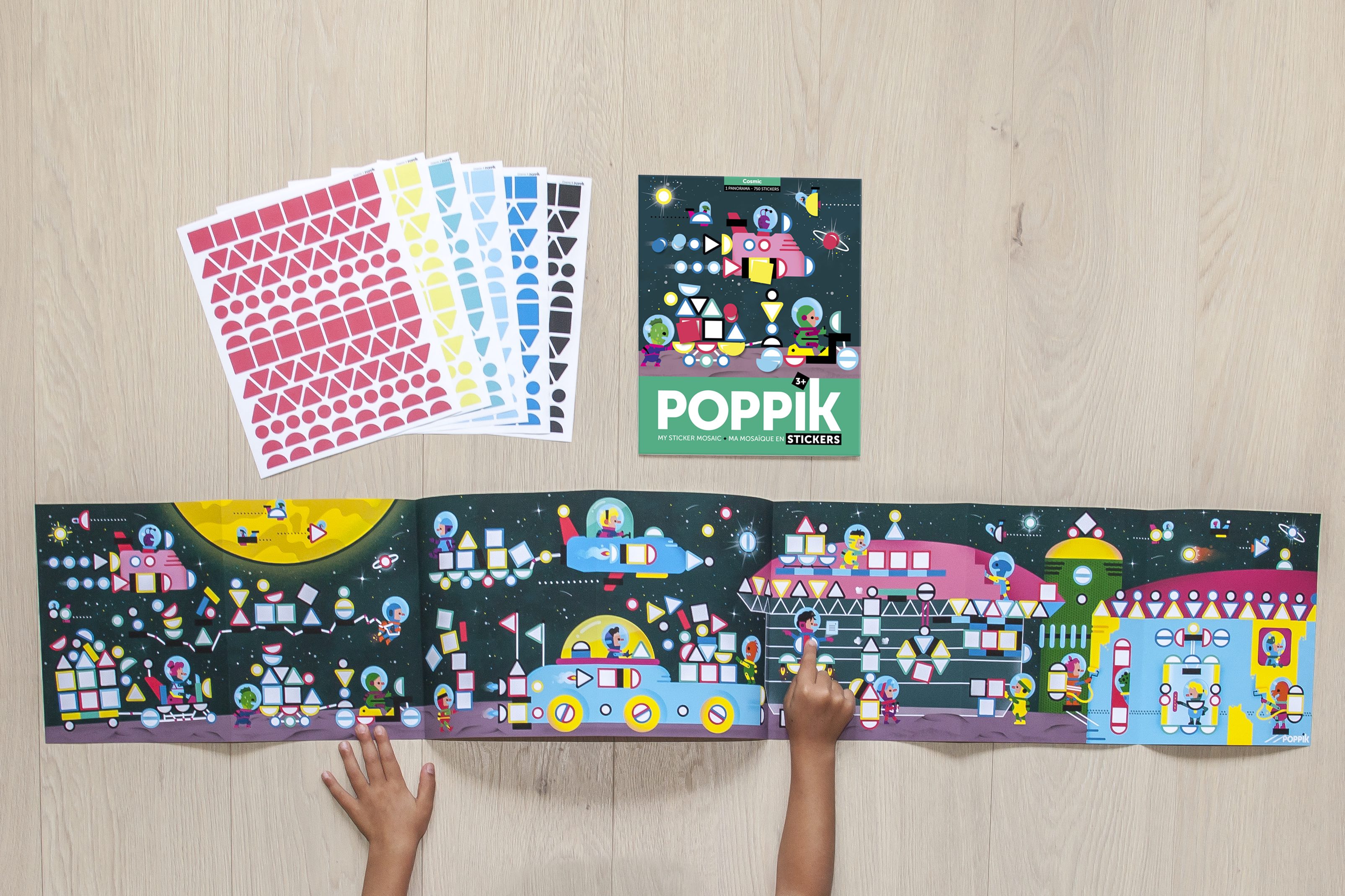 Poppik Panorama Sticker Poster // Cosmic