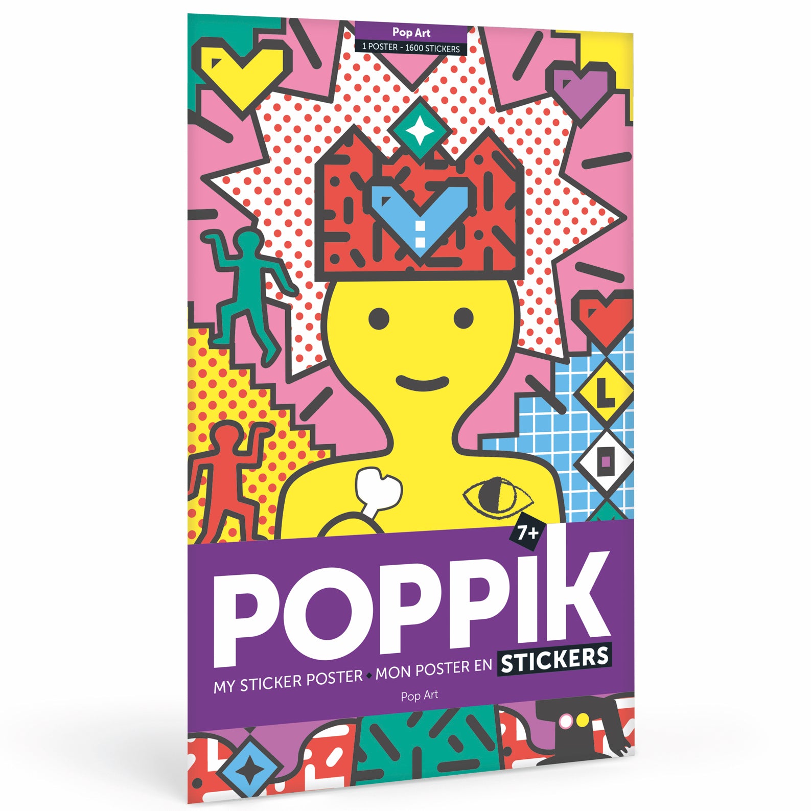 Poppik Creative Pixel Sticker Poster // Pop Art