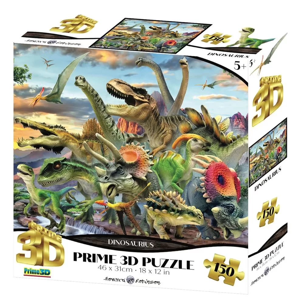 Prime 3D Puzzle // Dinozorlar (150 Par&ccedil;a)