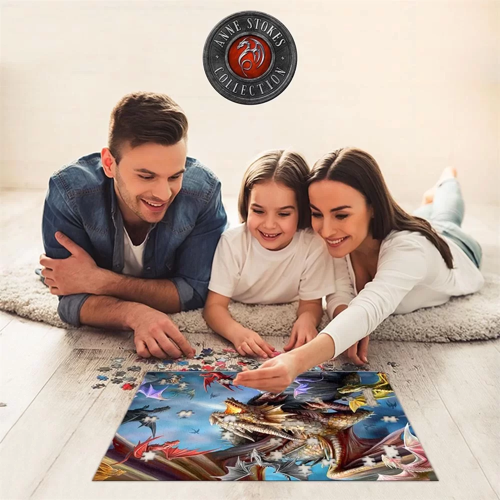 Prime 3D Yetişkin Puzzle 500 Parça // Dragon Clan