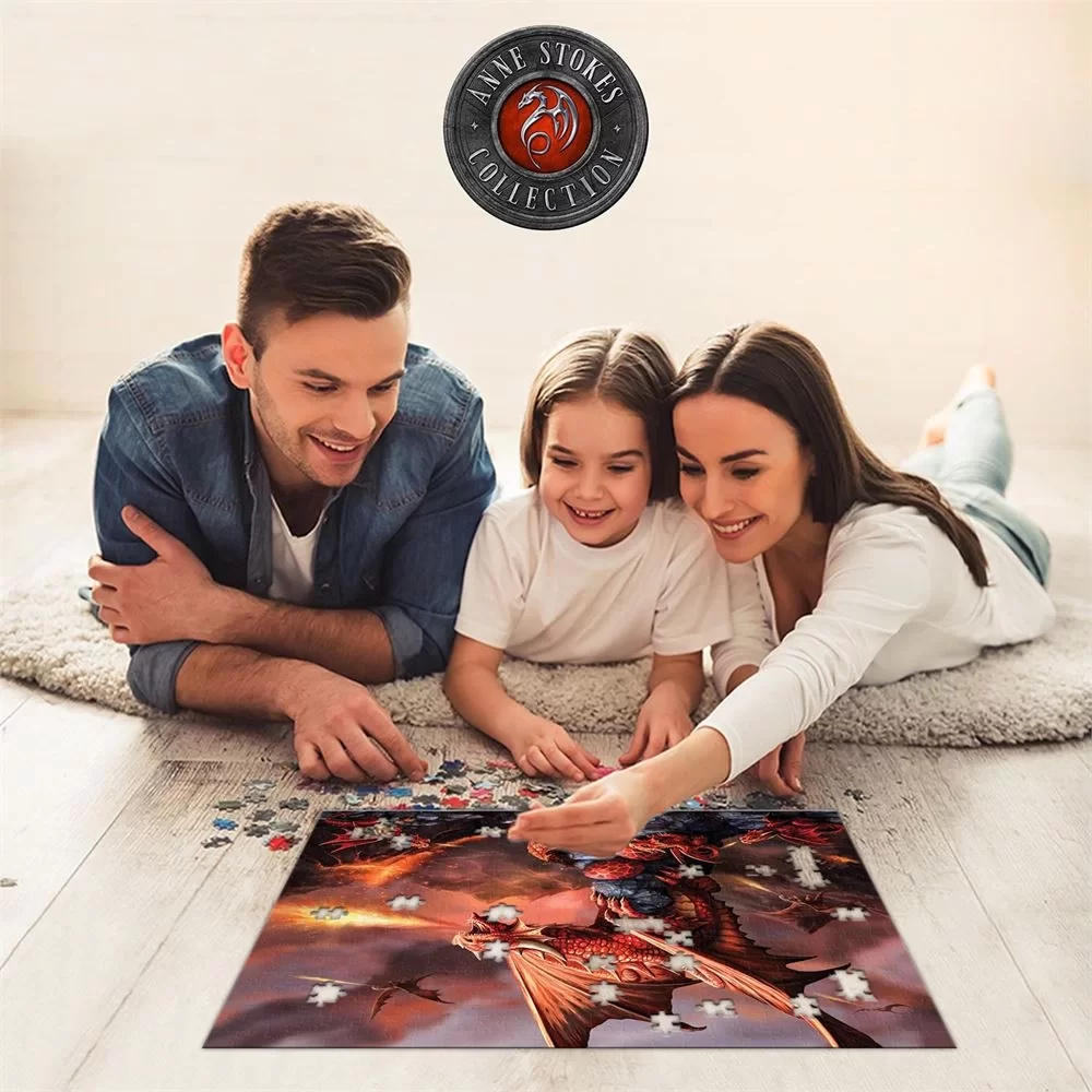 Prime 3D Yetişkin Puzzle 500 Parça // Fire Dragon