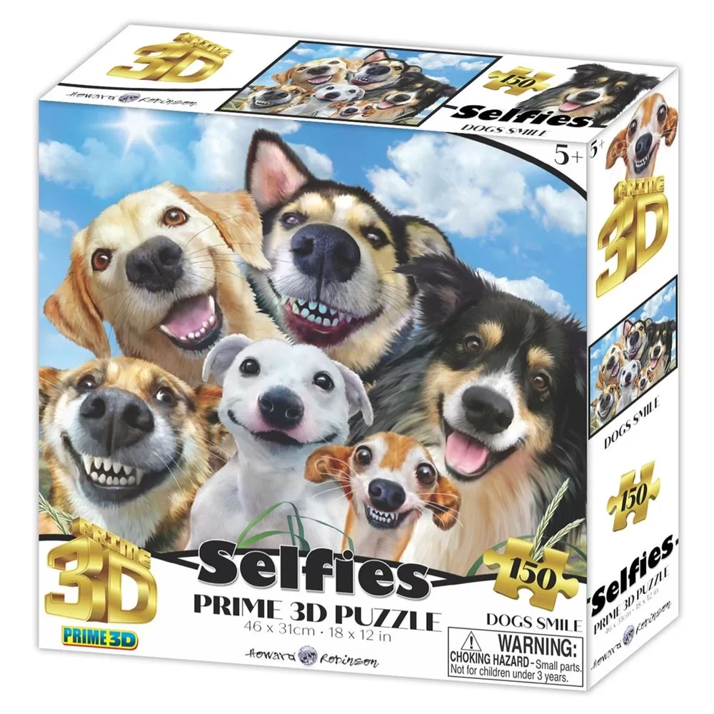 Prime 3D Selfie Puzzle 150 Par&ccedil;a // G&uuml;len K&ouml;pek 