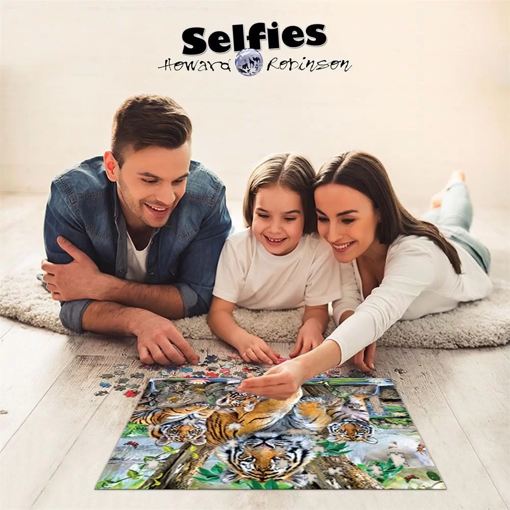 Prime 3D Yetişkin Puzzle 500 Parça // Kaplanlar